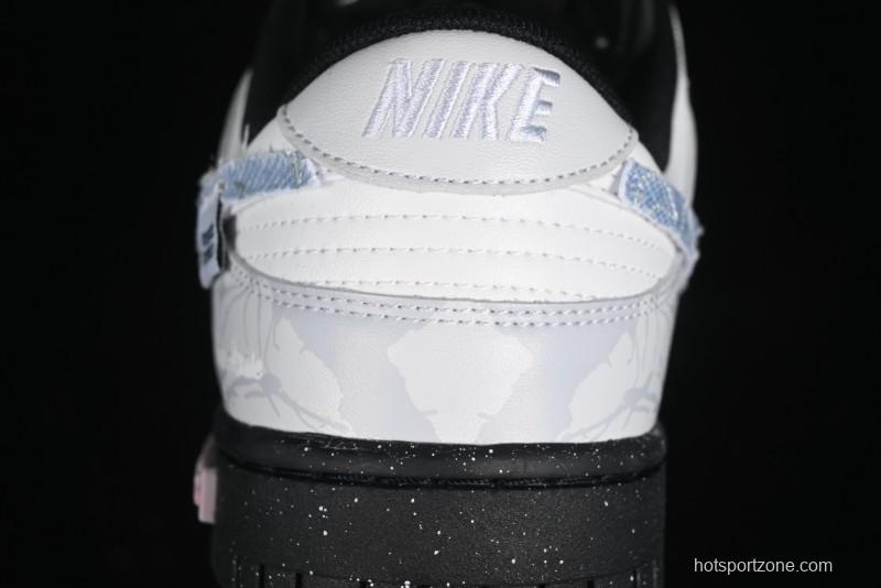 Nike Dunk Low Panda Prank Qixi Special Edition Low-Top Casual Sneakers - DD1391-100