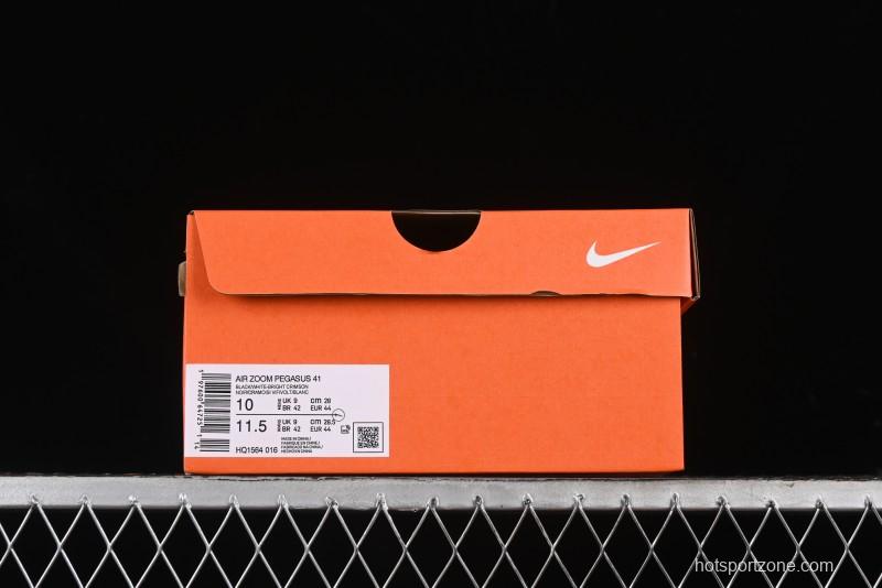 Nike Air Zoom Pegasus 41 Breathable Lightweight Running Shoes with Cushioned Support - HQ1564-016