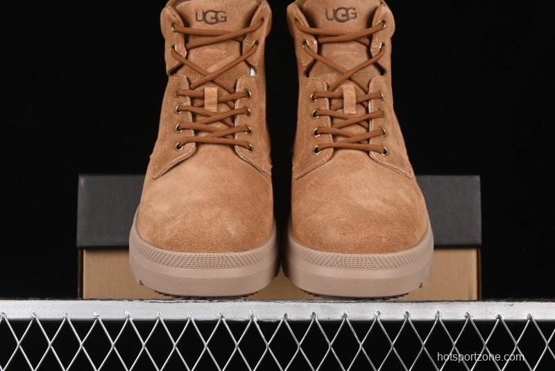 UGG Burleigh Boot Men's Lace-Up Winter Snow Boots with Lightweight Anti-Slip Combo Sole - 1153750