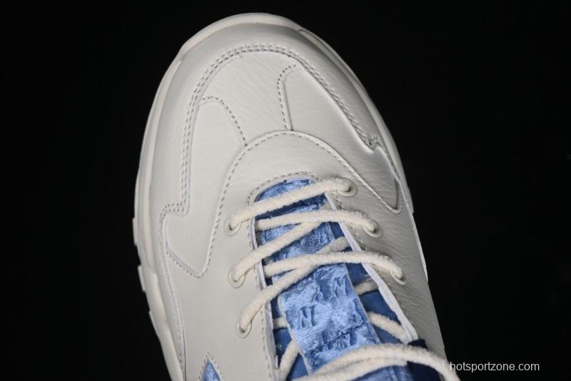 New York Yankees MLB Bigball Chunky Window Velvet Monogram Thick Sole Casual Running Shoes - 3ASHWVM4650NYS