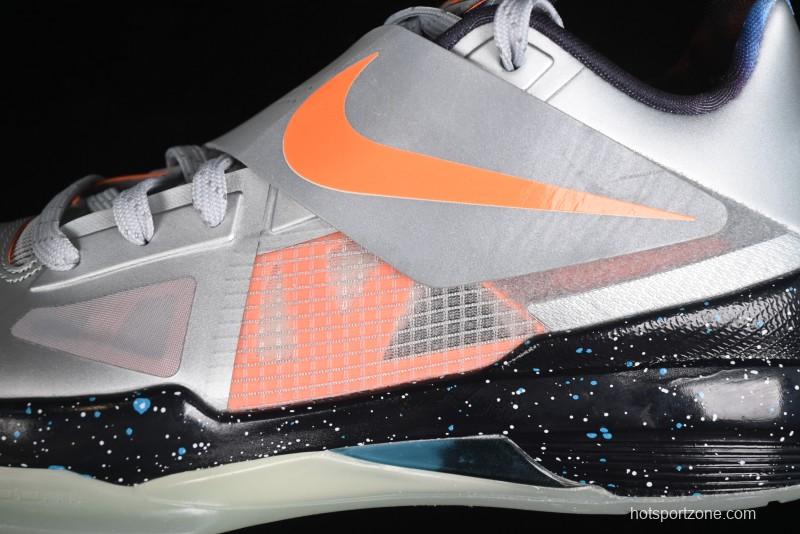Nike KD 4 Galaxy All Star Basketball Shoes with Zoom Air Cushion and Adaptive Fit System - FD2635-001
