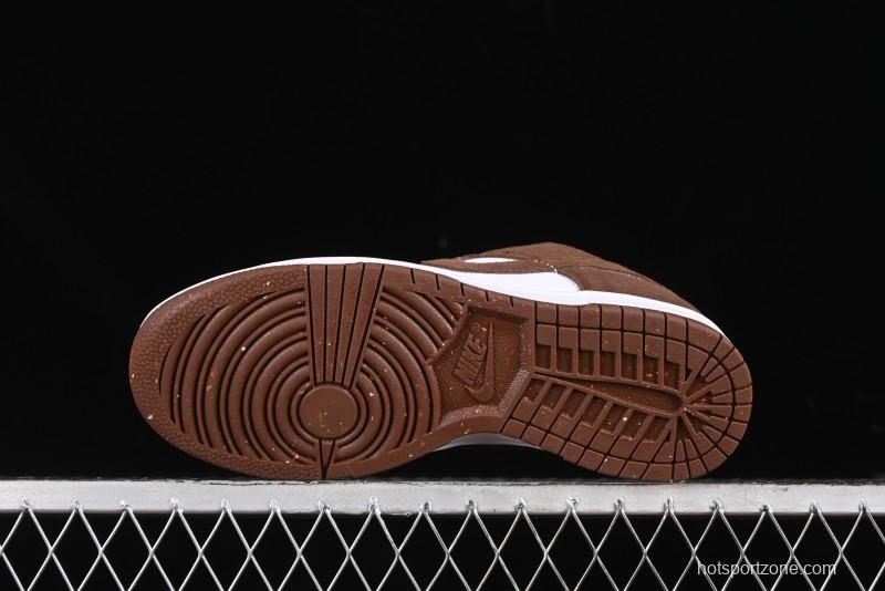 Nike SB Dunk Low "Flax Suede" SB Low-Top Casual Skate Shoes - HJ7673-001