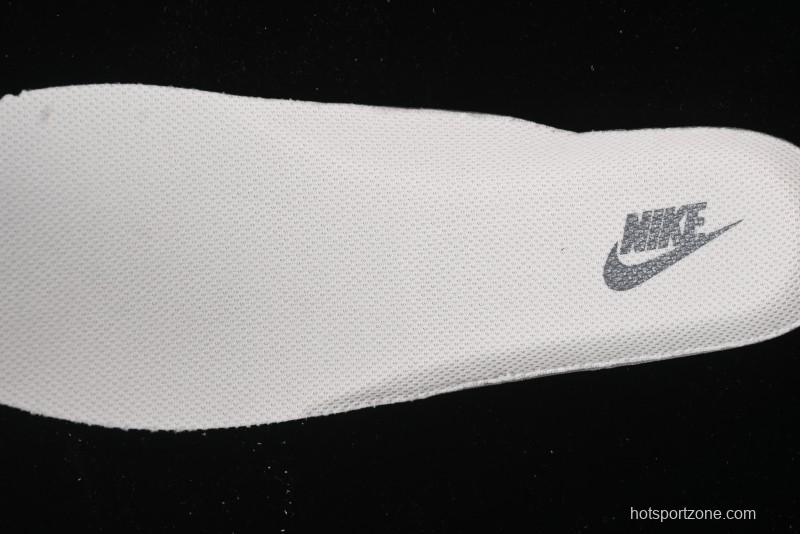 Nike Air Force 1 '07 Low Stussy Collaboration - White Grey Two-Tone Low-Top Casual Sneakers - XZ6188-015