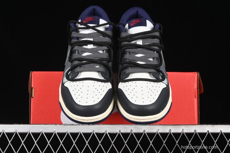 Nike Dunk Low Retro Block Street Dark Splatter Gothic Cross SB Low-top Casual Sneakers - FV8106-181