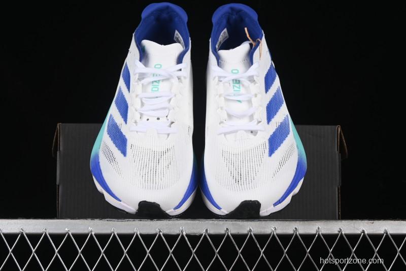 Adidas Adizero Boston 12 Junior Running Shoes with Lightstrike Pro and ENERGYROD - JR2731