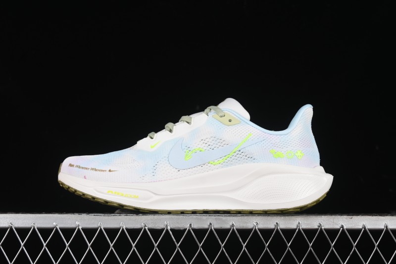 Nike Air Zoom Pegasus 41 Breathable Lightweight Running Shoes with Cushioning - HQ3465-143