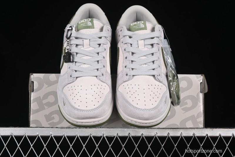Nike Dunk Low The North Face CDG Collaboration - Green Label SB Low-Top Skate Shoes - DQ1098-397