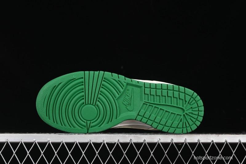 Nike SB Dunk Low Gucci Collaboration - Custom White Swoosh Leather Patch Anniversary Edition Low-Top Casual Skate Shoes - KK1688-052