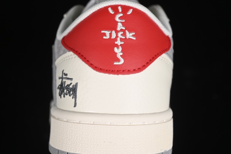 Nike Travis Scott x Fragment Design x Air Jordan 1 Low OG SP AJ1 Retro Sneakers - SJ2068-130