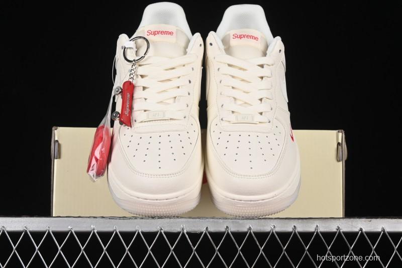 Nike Air Force 1 '07 Low Supreme White Crystal Casual Sneakers - BB7577-214