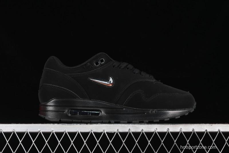 Nike Air Max 1 Retro Running Shoes with Half-Sole Air Cushion - AA0512-001