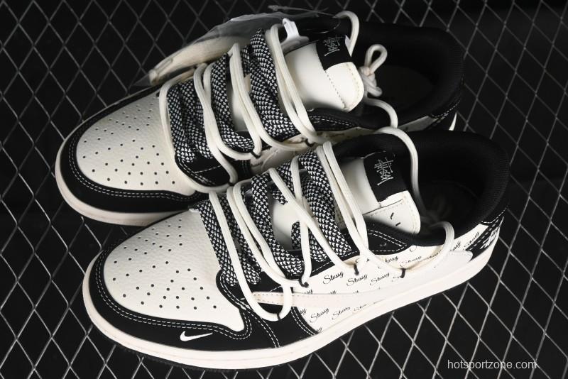 Nike Travis Scott x Fragment Design x Air Jordan 1 Low OG SP AJ1 Sneakers - SJ0086-131