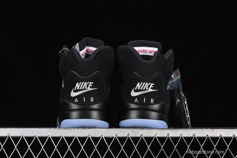 Nike Air Jordan 5 Retro Black Metallic Reimagined Basketball Shoes - HF3975-001