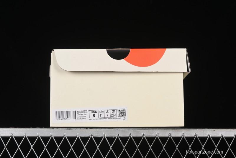 Nike Travis Scott x Fragment Design x Air Jordan 1 Low OG SP AJ1 Retro Sneakers - JH6089-002