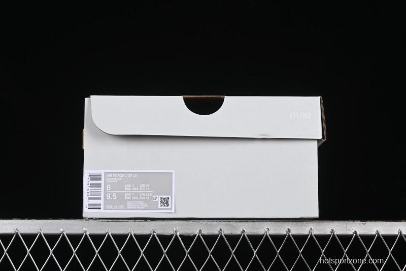 Nike Air Force 1 '07 Low LV Custom All Black Casual Sneakers - 315122-101