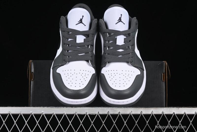 Nike Air Jordan 1 Low Iron Grey Casual Sneakers - 553558-152