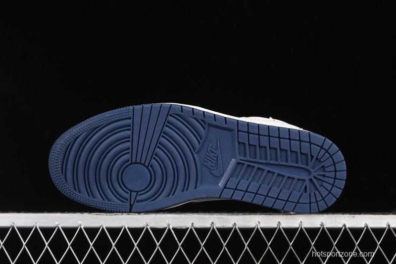 Nike Travis Scott x Fragment Design x Air Jordan 1 Low OG SP AJ1 Low-top Casual Sneakers - XY2688-115