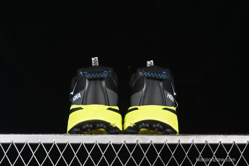 Hoka Mafate Three 2 Ultra-Lightweight Cushioned Trail Running Shoes with Vibram Outsole - 1141572 BHK