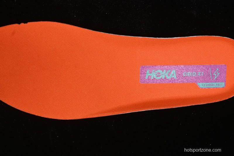 Hoka One One Cielo X1 Professional Racing Cushioned Anti-Slip Durable Training Running Shoes - 1147910 BCQ