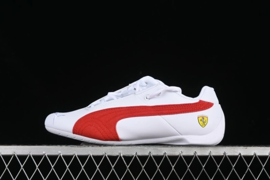 Puma Sparco Future Round Toe Lace-Up Leather Fabric Low-Top Lifestyle Casual Shoes - 308585-02
