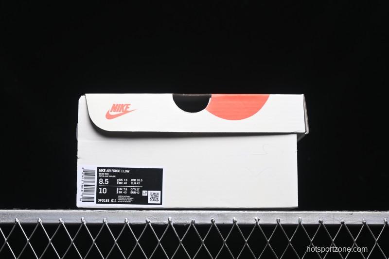 Nike Air Force 1 '07 Low Supreme Casual Sneakers in White/Red - DF0188-011