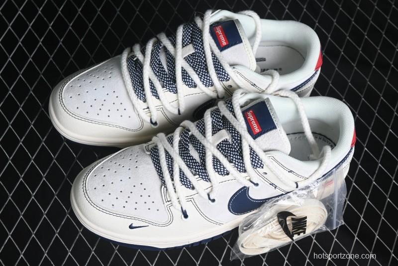 Nike SB Dunk Low Stone Island Anniversary Edition Customized Low-Top Casual Skate Shoes - YX5066-201