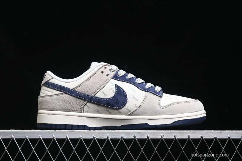 Nike SB Dunk Low Stussy Anniversary Custom Low-Top Casual Skate Shoes - FC1688-197