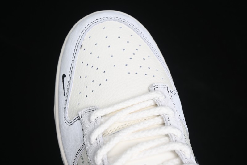 Nike SB Dunk Low OFF-WHITE Collaboration Anniversary High-End Custom Sneakers - YX5066-212