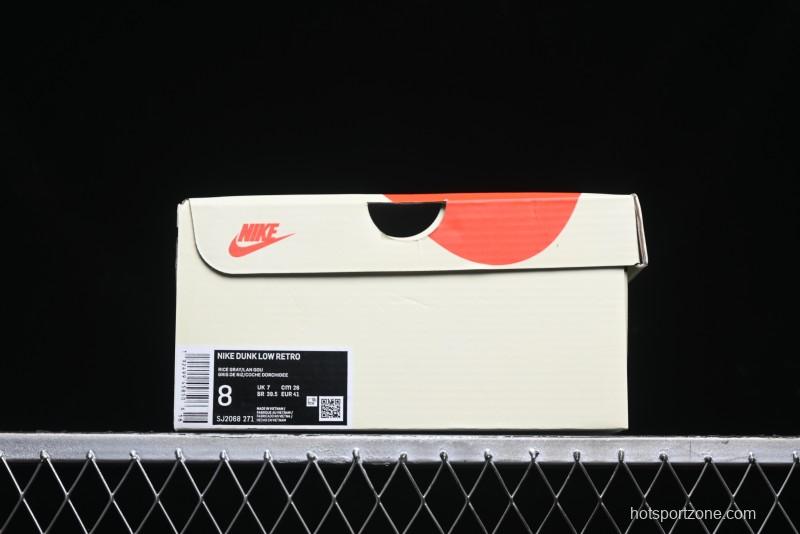 Nike SB Dunk Low Supreme x Stussy Triple Collaboration - Off White Navy Swoosh Anniversary High-End Custom Low-Top Casual Skate Shoes - SJ2068-271