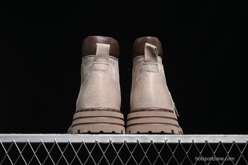 Timberland Classic High Top Outdoor Casual Boots with Premium Suede Leather - A18066TSAND