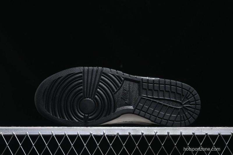 Nike SB Dunk Low Off-White Collaboration - Anniversary High-End Custom Low-Top Casual Skate Shoes - YX5066-211