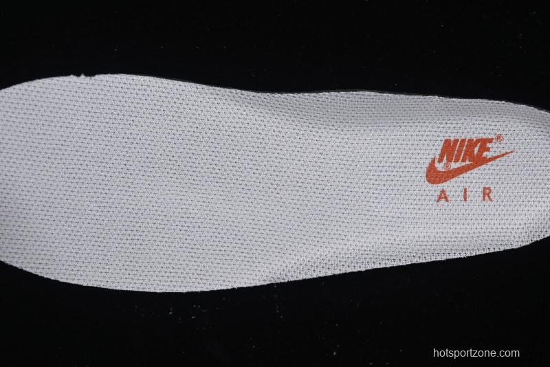 Nike Air Force 1 '07 Low Stussy Collaboration - Grey Brown Flyknit Low-Top Casual Sneakers - KK1988-025