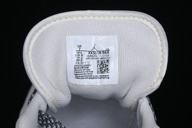 Nike Air Jordan 1 Low Stussy Collaboration - Grey Pigskin Black Base Retro Basketball Shoes - XX3318-968