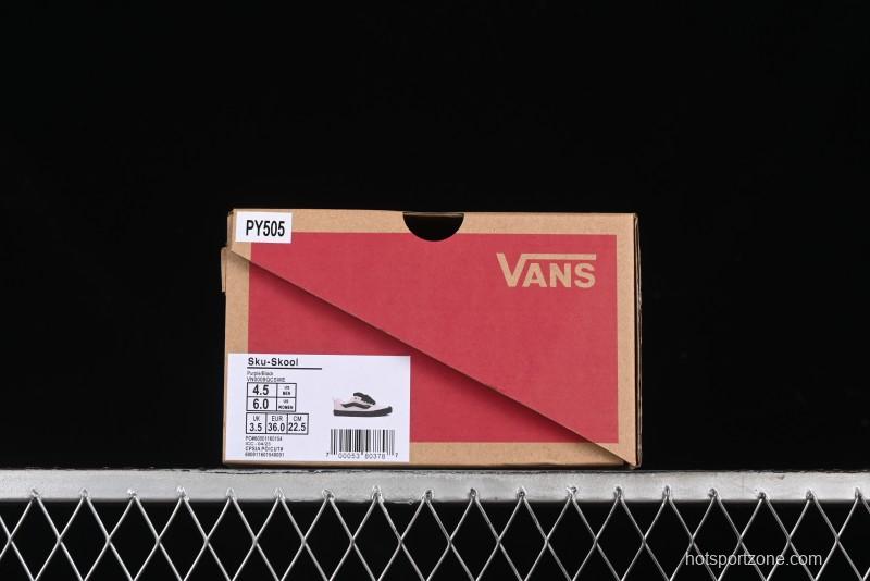 Vans Knu Skool Halloween White Black Low Top Retro Casual Vulcanized Slip On Shoes - VN0009QCSWE