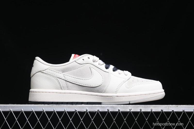 Nike Travis Scott x Fragment Design x Air Jordan 1 Low OG SP AJ1 Sneakers - BB7518-002