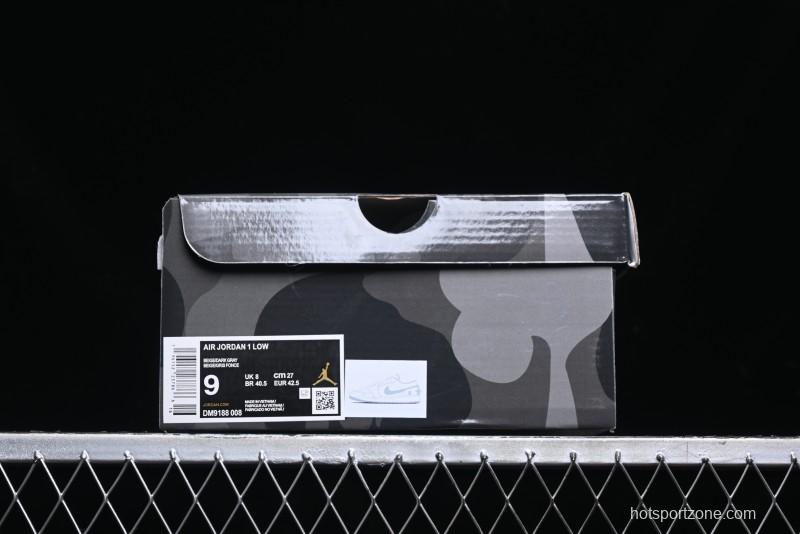 Nike Air Jordan 1 Low AJ1 Bape Collaboration - Custom High-End Retro Basketball Shoes with Light Grey Check - DM9188-008