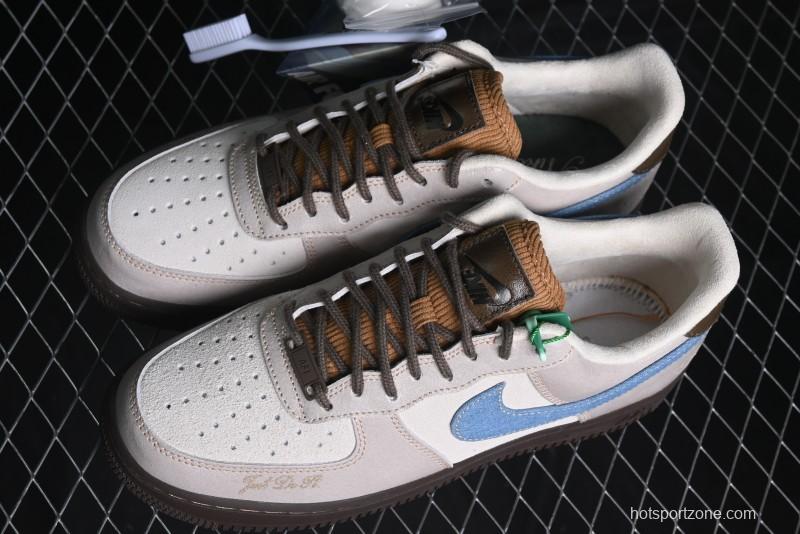 Nike Air Force 1 '07 Low Casual Sneakers with Full-Length Air Cushion - HQ3458-142