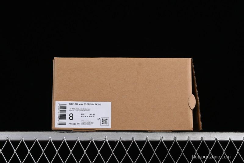 Nike Air Max Scorpion FK Running Shoes with Full-Length Next-Gen Air Cushion - FQ2694-001