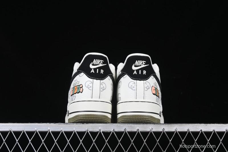 Nike Air Force 1 '07 Low Gucci Collaboration Classic Pattern Low-Top Casual Sneakers - CH6336-516