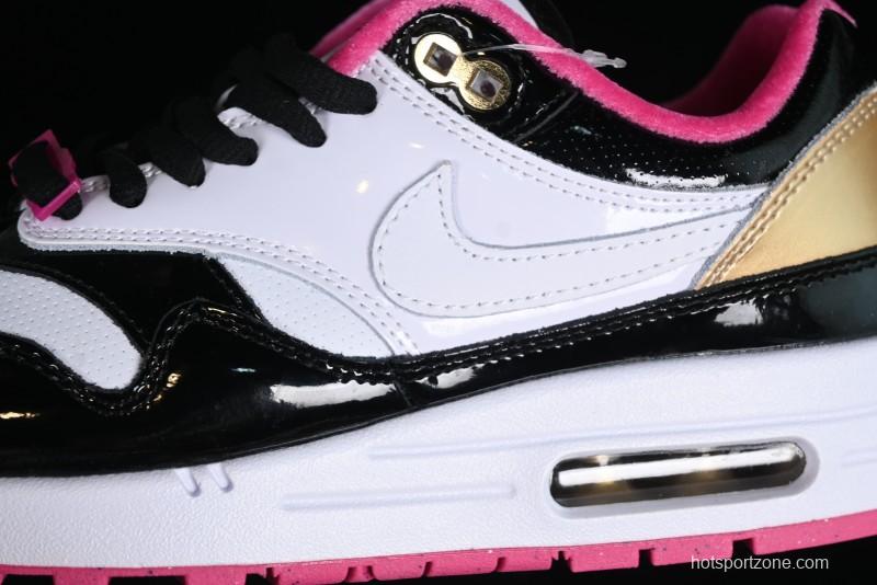 Nike Air Max 1 Premium Retro Running Shoes with Half-Sole Air Cushion - HJ3966-100