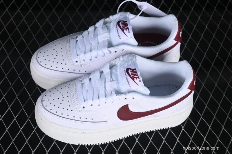 Nike Court Vision Alta Casual Sneakers with Thick Sole for Campus Wear - DZ5394-103