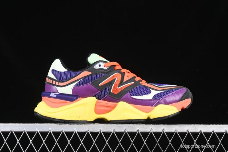 New Balance 9060 Retro Casual Running Sneakers with ABZORB Cushioning Technology - U9060NBX