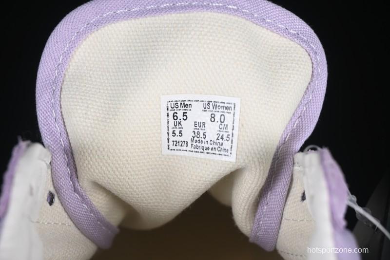 Vans Old Skool Reissue 136 Purple Checkerboard Retro Canvas Shoes - VN000MT6E3N