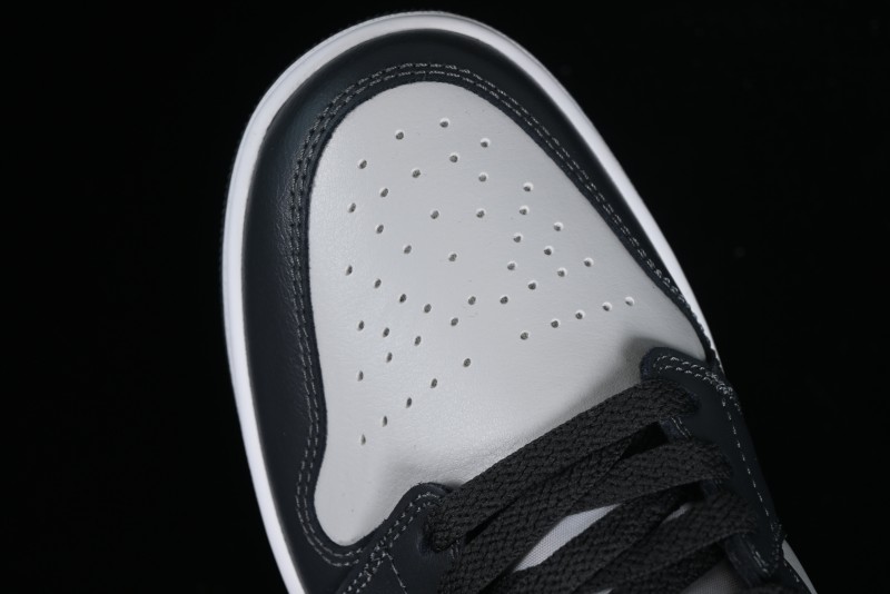 Nike Air Jordan 1 Low AJ1 Black Grey Blue Hook Basketball Shoes - DC0774-040