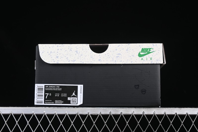 Nike Air Jordan 4 Remastered Sneakers with Textile Mesh, Leather and Suede Upper - FQ7939-060