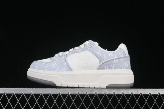 New York Yankees Chunky Liner Mid Denim Monogram Sandals with Thick Sole - 3ASXS015N50GRS