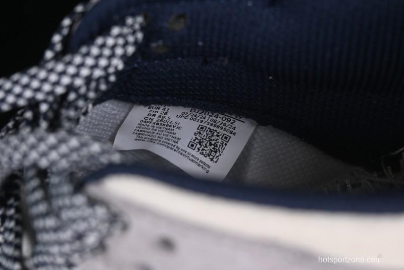 Nike SB Dunk Low MLB Collaboration Embroidered Blue Logo Anniversary Custom Low-Top Casual Skate Shoes - DJ2024-092