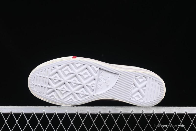 Converse 1970s CNY Year of the Snake Limited Edition High-Top Canvas Sneakers with Gold Star Chain and Metallic Snake Lace Jewelry - A13351C