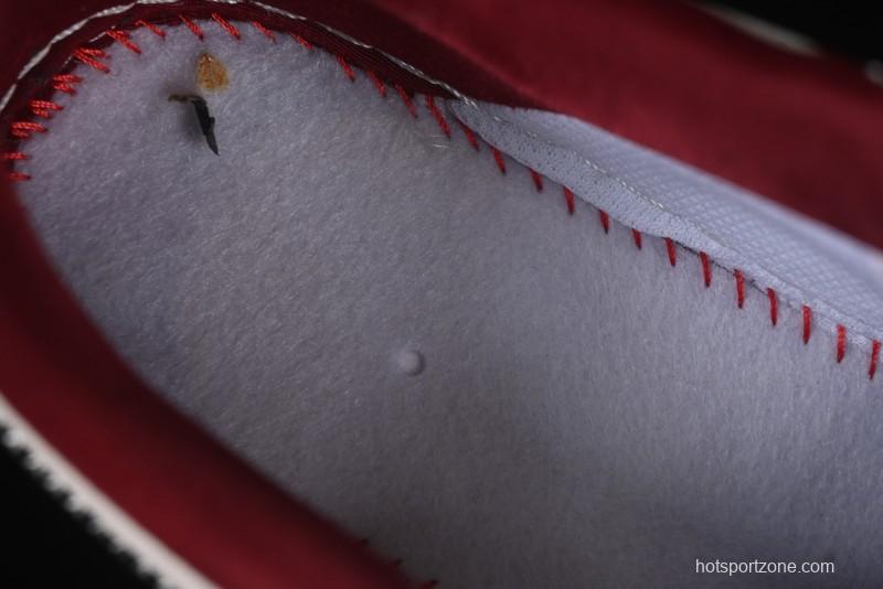 Nike Air Force 1 '07 Low Dior Collaboration Burgundy Low-Top Casual Sneakers - KK1988-046