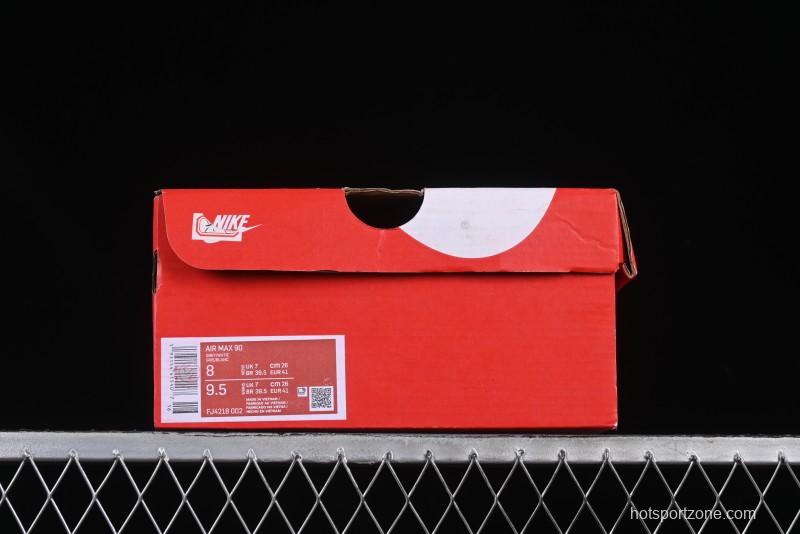 Nike Air Max 90 Retro Running Shoes with Full-Length Air Cushion - FJ4218-002